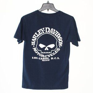 Harley-Davidson Los Cabos Mexico Navy T-shirt.  NWOT